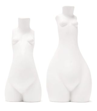 Anissa Kermiche + Set of Two Body Ceramic Candlesticks