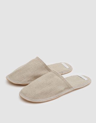 Fog Linen + Linen Slippers