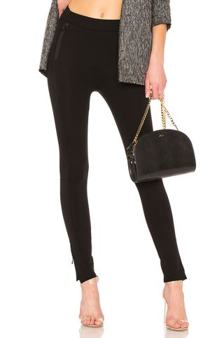 James Perse + Blocked Legging in Black