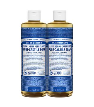 Dr. Bronner's + Pure-Castile Liquid Soap (Peppermint)