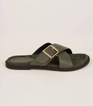 Warehouse + Crossover Footbed Sandals