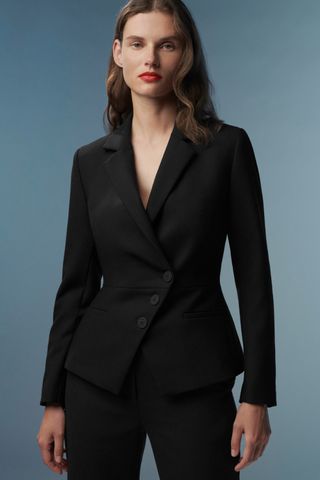 The Fold + Ultimate Wool Belmont Jacket Black