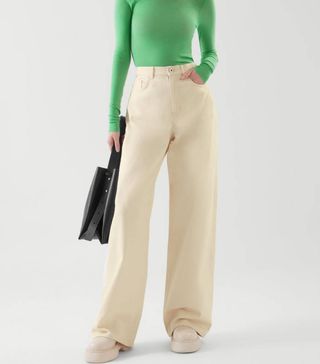 COS + Wide-Leg High-Rise Jeans