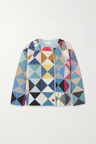 Dôen + Sedona Patchwork Printed Quilted Organic Cotton Jacket