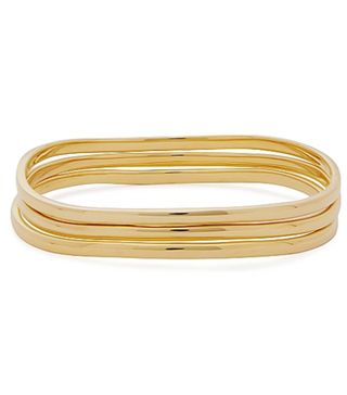 Daphine + Moune 18kt Gold-Plated Bracelets