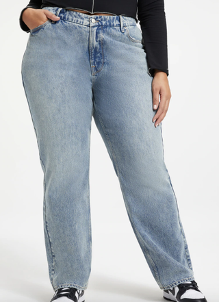 Good American + Good '90s Low Jeans
