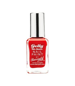 Barry M + Gelly High Shine Nail Paint in Red