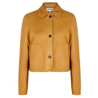 Loewe + Camel Shearling-Lined Jacket