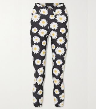 Year of Ours + Daisy Veronica Floral-Print Stretch Leggings