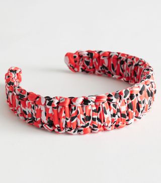 & Other Stories + Ruched Printed Alice Headband