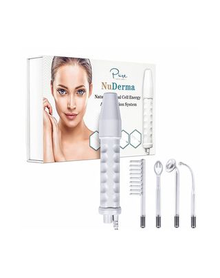 NuDerma + Portable Handheld High Frequency Skin Therapy Machine