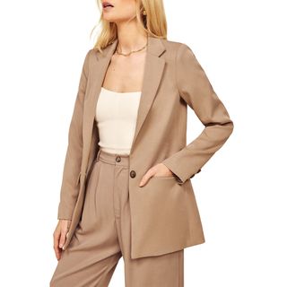 Reformation + Major Twill Blazer