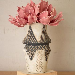 Jungalow + Tall Etched Vase
