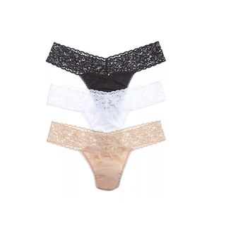 Hanky Panky + Cotton With a Conscience Low-Rise Thongs