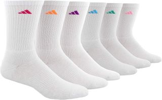 Adidas + Athletic Crew Socks (6-Pack)