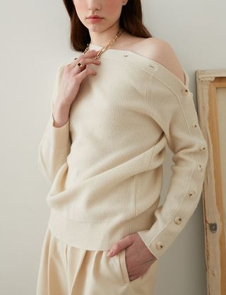 Pixie Market + Open Sleeve Cashmere Sweater