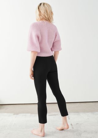 & Other Stories + Ribbed Wool Stretch Soft Trousers