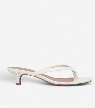 Who What Wear + Siena Snakeskin-Effect Faux-Leather Sandals