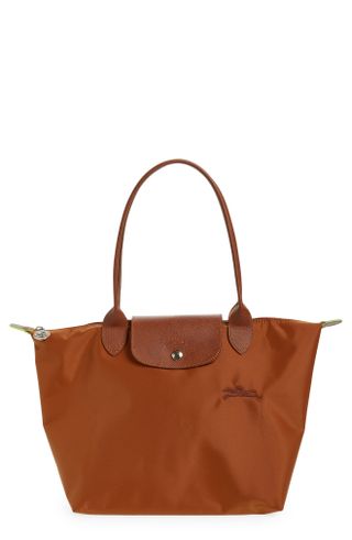 Longchamp + Medium Le Pliage Recycled Canvas Shoulder Tote Bag