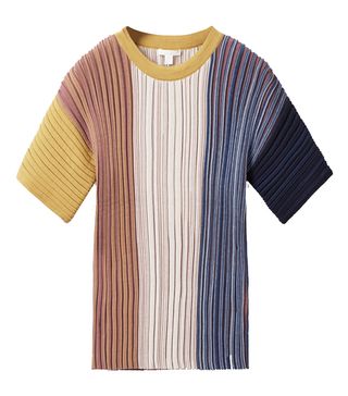 COS + Organic Cotton Knitted Striped Top