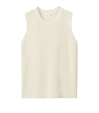 COS + Knitted Cotton-Mix Vest Top