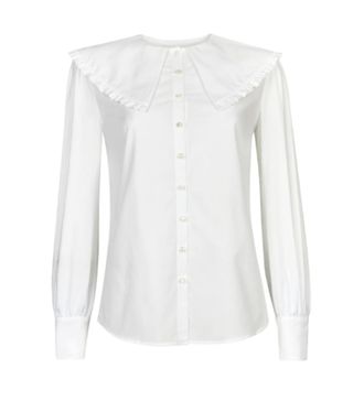 Troy London + The Cape Collar in White