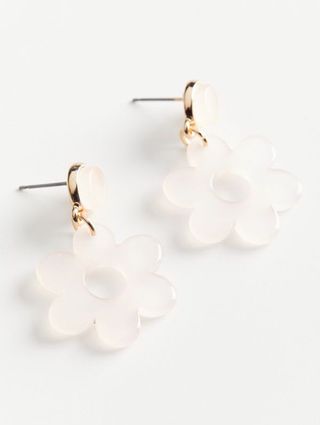 Urban Outfitters + Flora Resin Post Earring