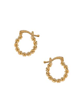 The M Jewelers NY + Mini Capri Hoops in Gold