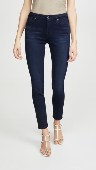 7 for All Mankind + Ankle Skinny Jeans