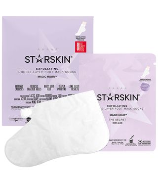 Starskin + Magic Hour Exfoliating Double-Layer Foot Mask Socks