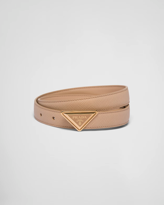 Prada + Saffiano Leather Belt