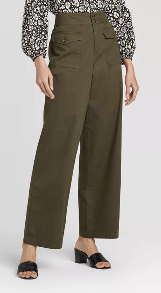 Who What Wear + Mid-Rise Relaxed Trouser