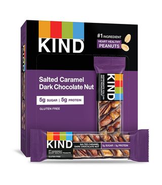 Kind + Salted Caramel 
Dark Chocolate Nut Bars