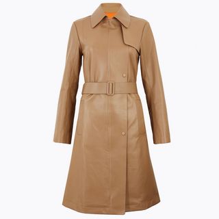 Marks and Spencer + Leather Trench Coat