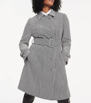 Tommy Hilfiger x Zendaya + Curve Houndstooth Check Trench Coat
