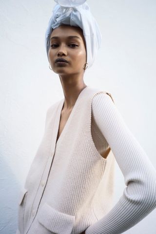 Zara + Pocket Knit Vest