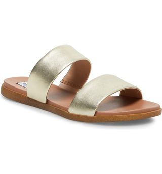 Steve Madden + Dual Woven Slide Sandal