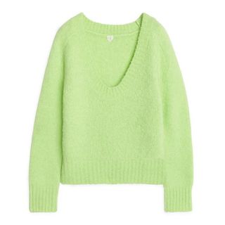 Arket + Scoop-Neck Knitted Sweater