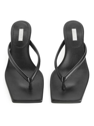 Arket + Slip-On Leather Sandals