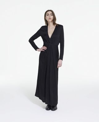 The Kooples + Long Black Dress