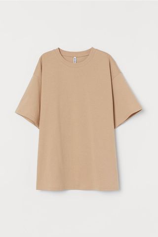 H&M + Wide Cut Cotton T-Shirt