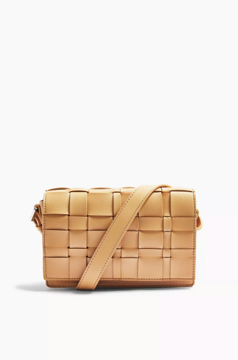 Topshop + Weave Camel Cross Body Bag