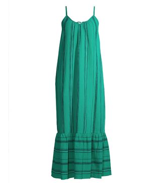 Time and Tru + Tiered Woven Maxi Dress