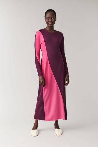 COS + Panelled Jersey Dress