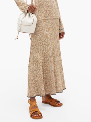 Joseph + Sally Rib-Knitted Skirt