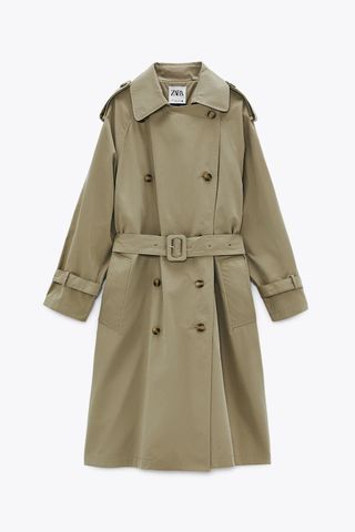 Zara + Belted Trench Coat