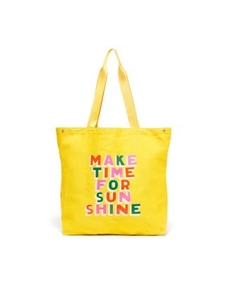Ban.do + Deluxe Tote Bag Make Time for Sunshine