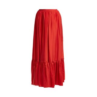 Loup Charmant + Flores Tiered Silk Skirt