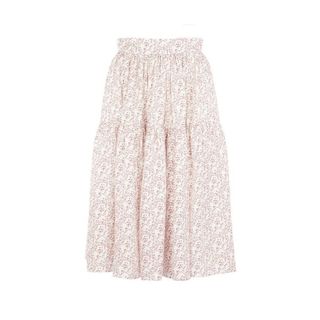 Shrimps + Ray Cat Print Midi-Skirt