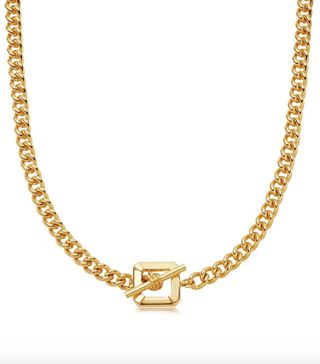 Missoma + Lucy Williams Gold T-Bar Necklace